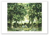 笹倉鉄平グリーティングカード「マロニエの木陰で」